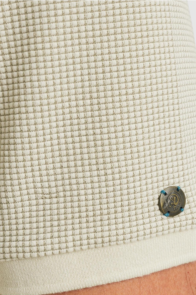 POLO MET WAFELSTRUCTUUR CPSS2504889 7014 SILVER BIRCH